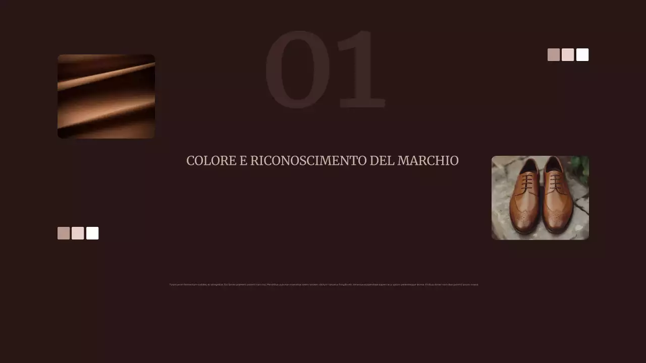 Marrone Colore astratto dell'anno