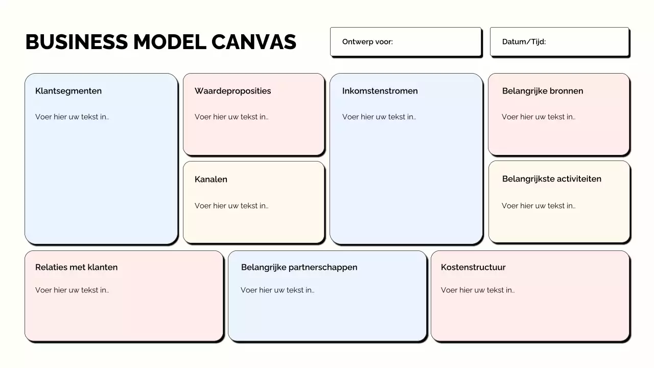 beige modern businessplan sjabloon