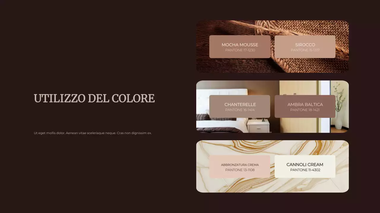 Marrone Colore astratto dell'anno