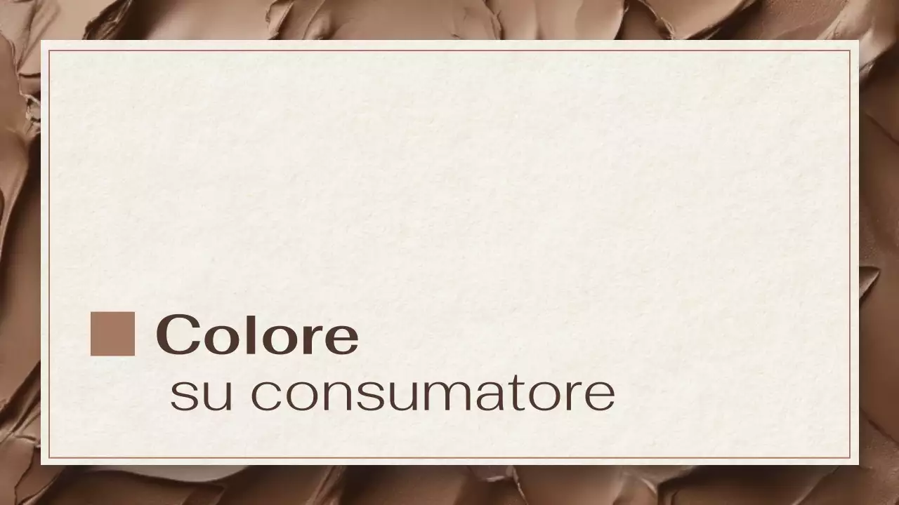 relazione sulle tendenze cromatiche moderne in marrone e beige presentazione del documento