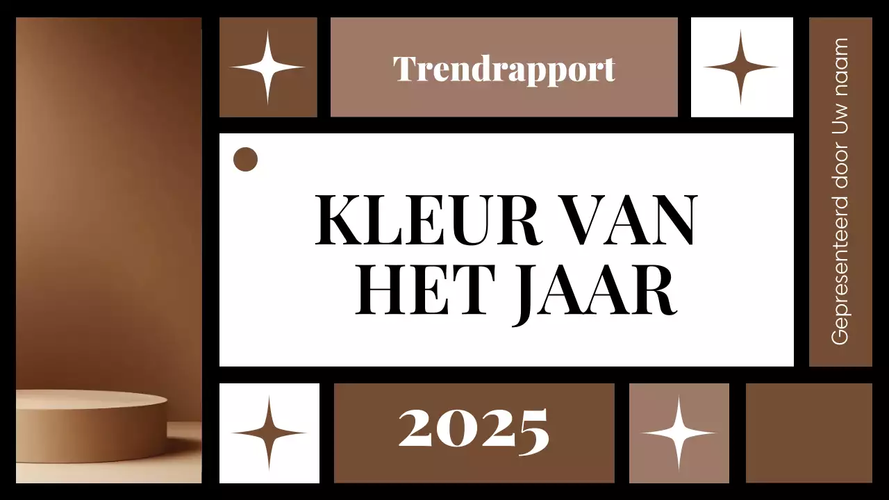 aankondiging bruin esthetisch trendrapport