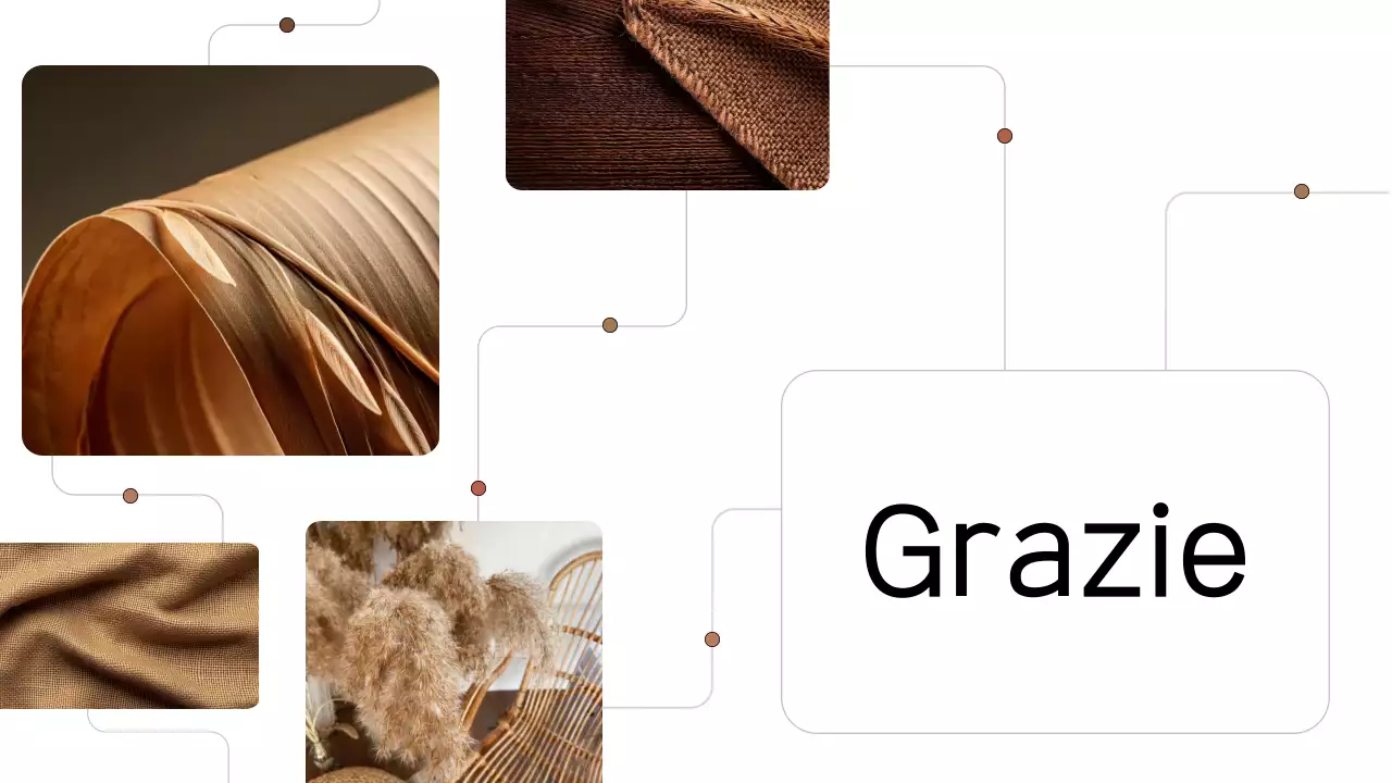 documento di relazione sulle tendenze moderne del marrone