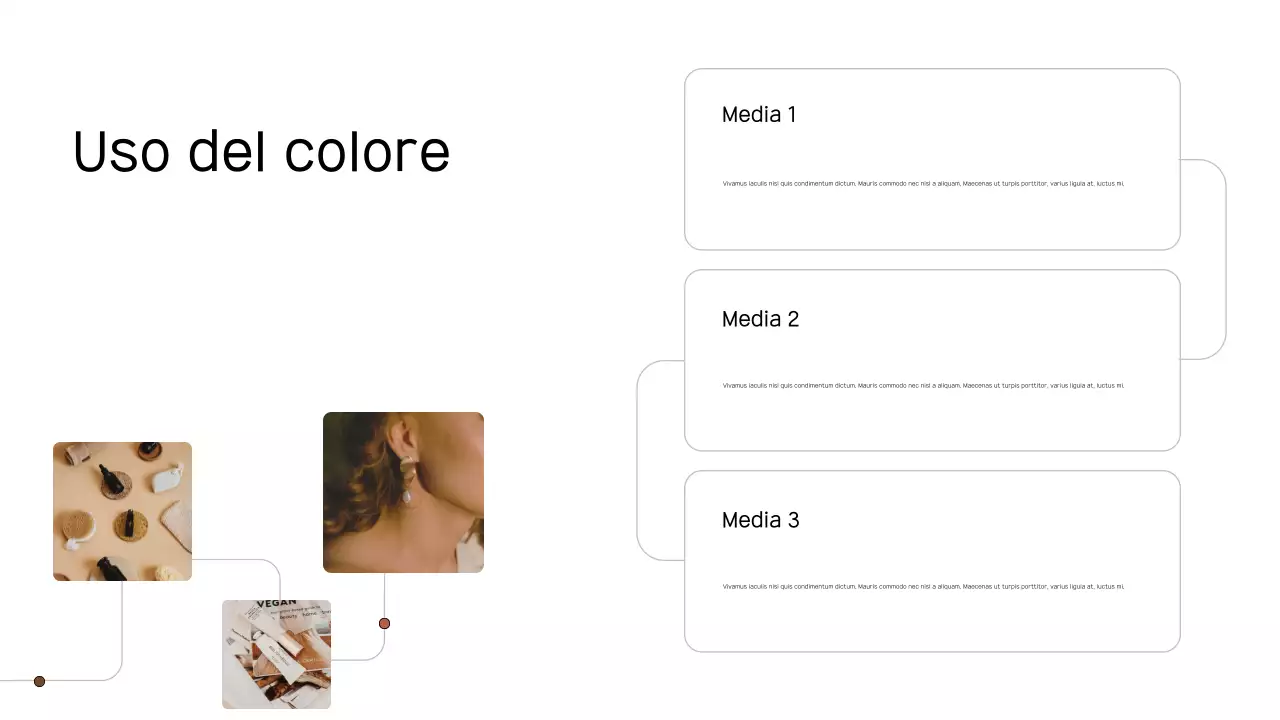 documento di relazione sulle tendenze moderne del marrone