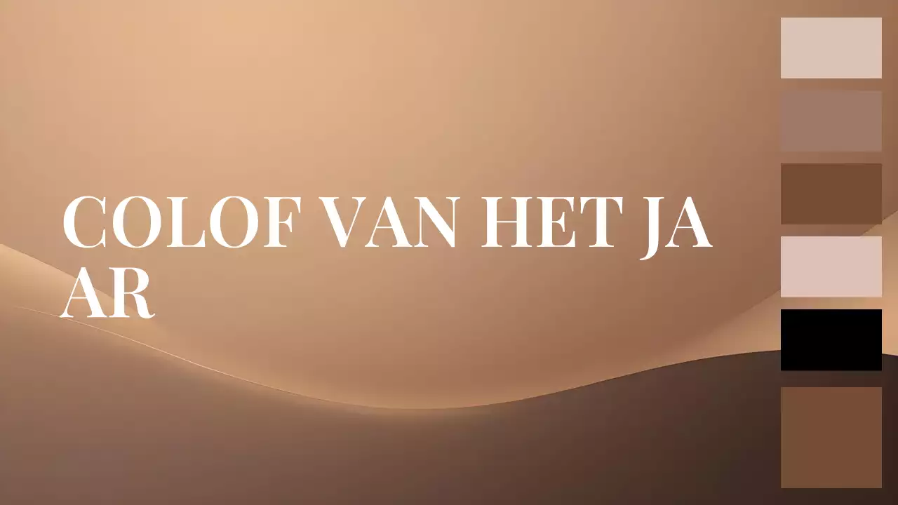 aankondiging bruin esthetisch trendrapport