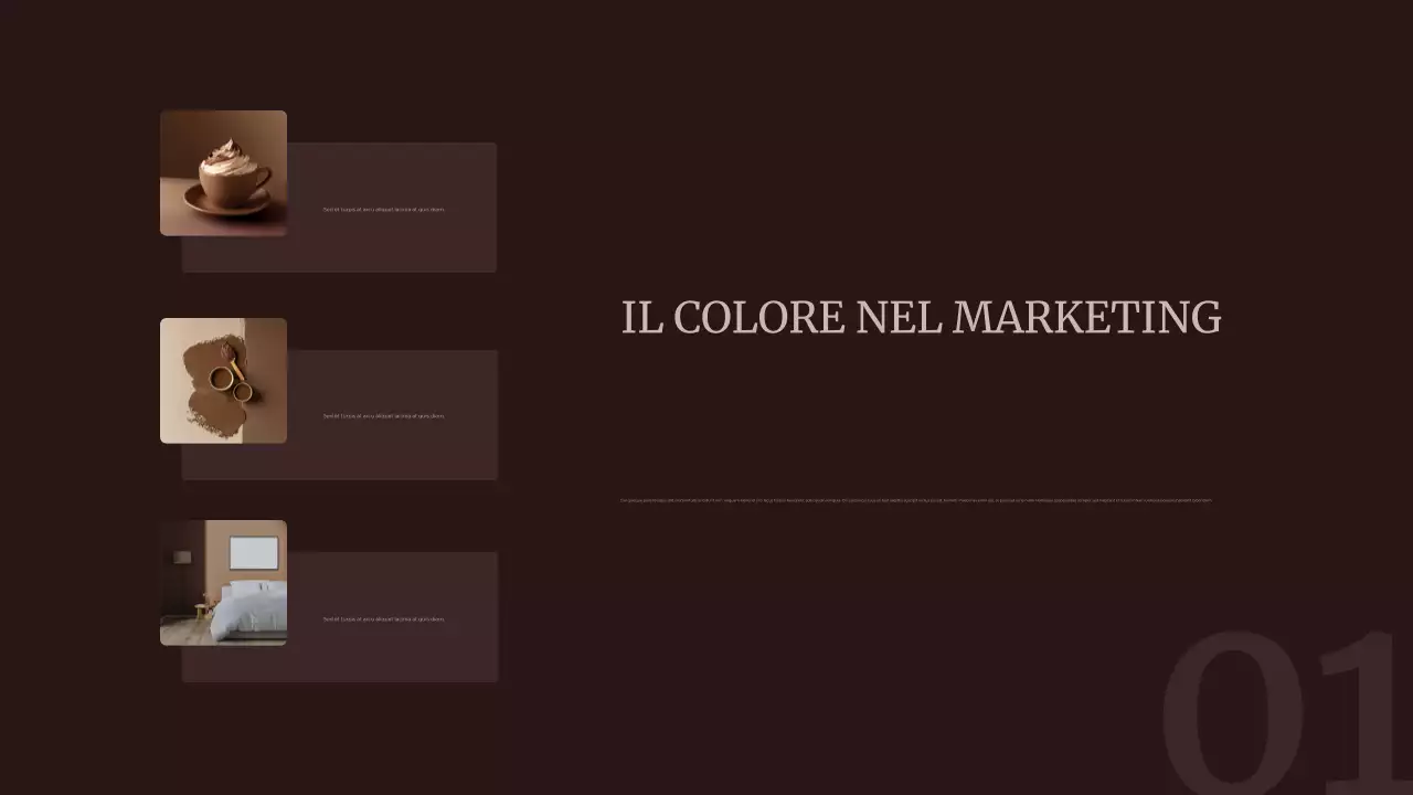 Marrone Colore astratto dell'anno