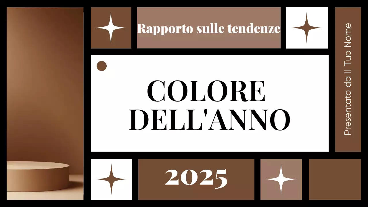 annuncio del rapporto sulle tendenze estetiche del marrone