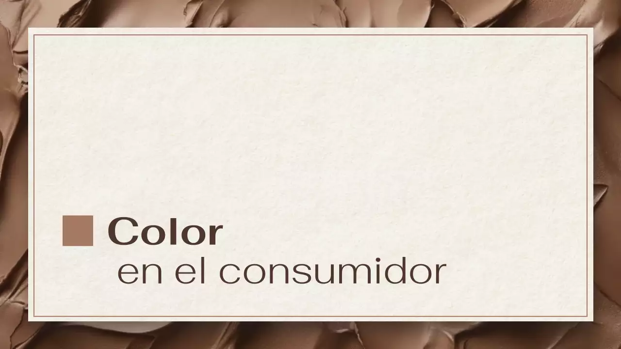 informe sobre la tendencia de los colores marrones y beige