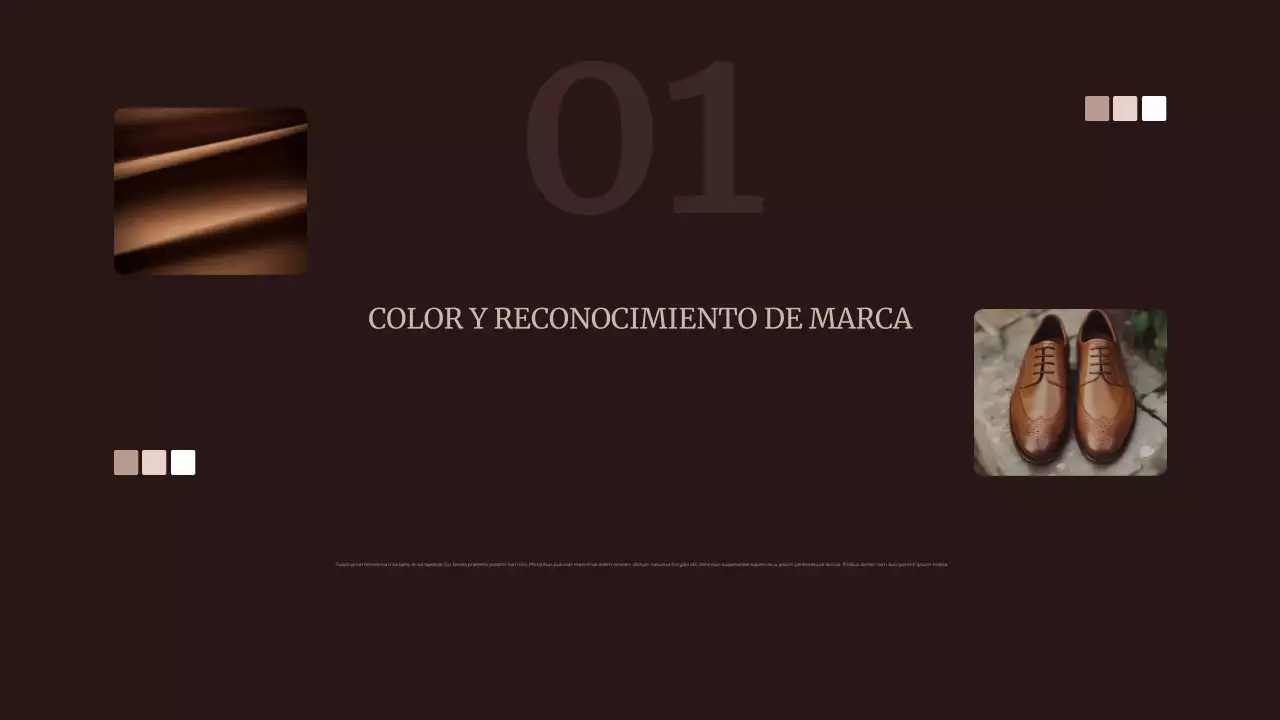 Marrón Color Abstracto del Año