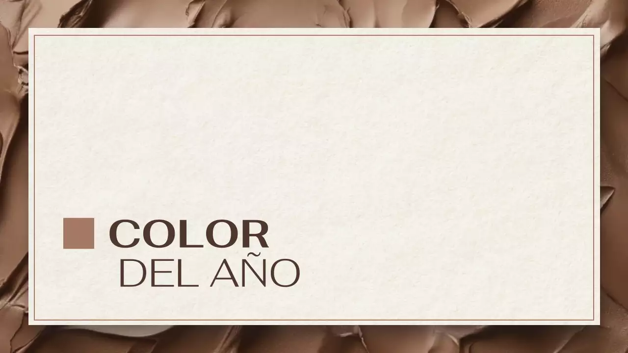 informe sobre la tendencia de los colores marrones y beige