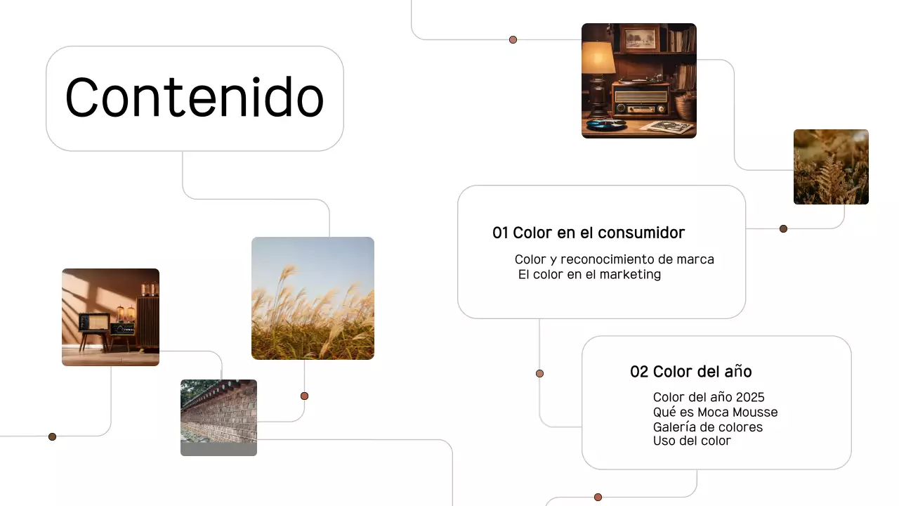 informe sobre las tendencias modernas en marrón