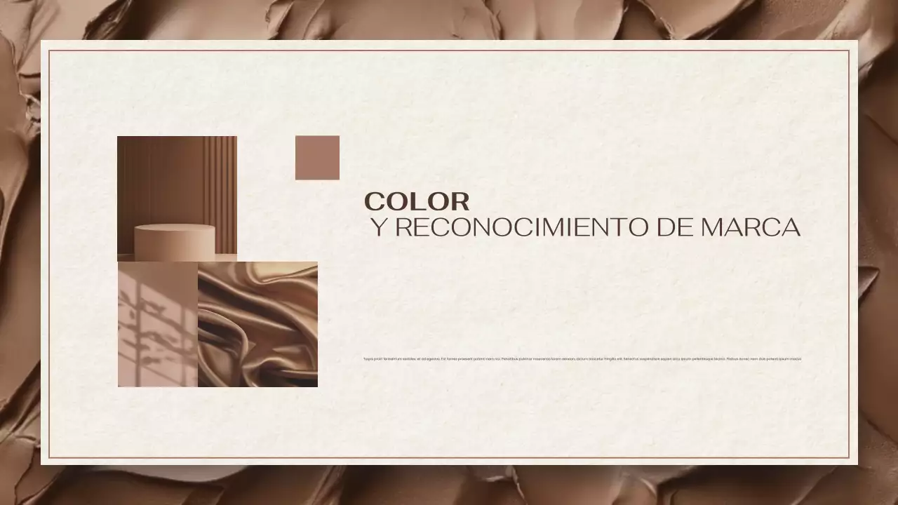 informe sobre la tendencia de los colores marrones y beige