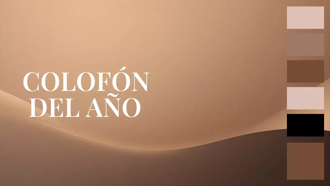 anuncio del informe sobre tendencias estéticas marrones