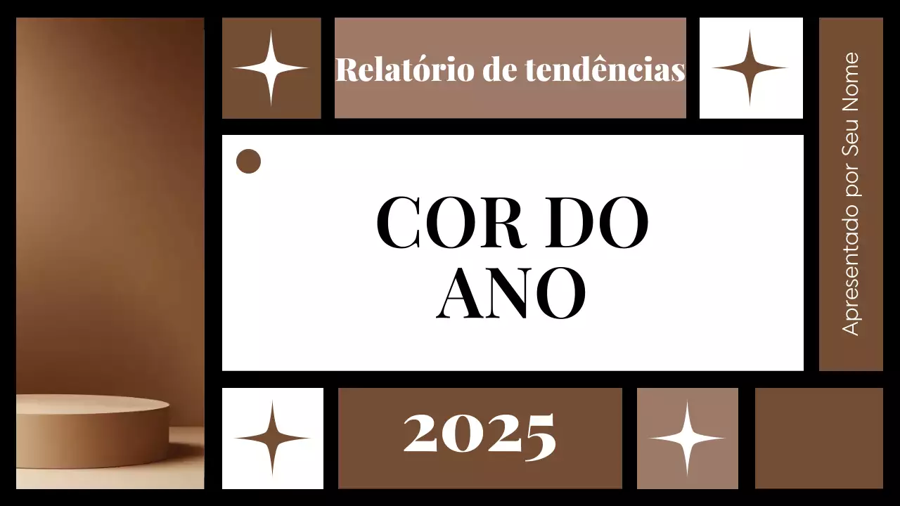 anúncio do relatório de tendências da estética castanha