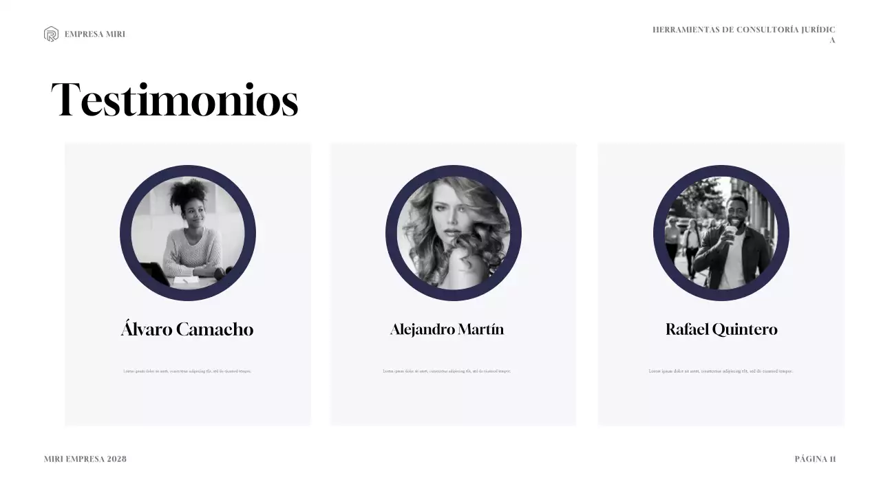 Presentación del kit de herramientas de consultoría jurídica moderna Navy and Gold