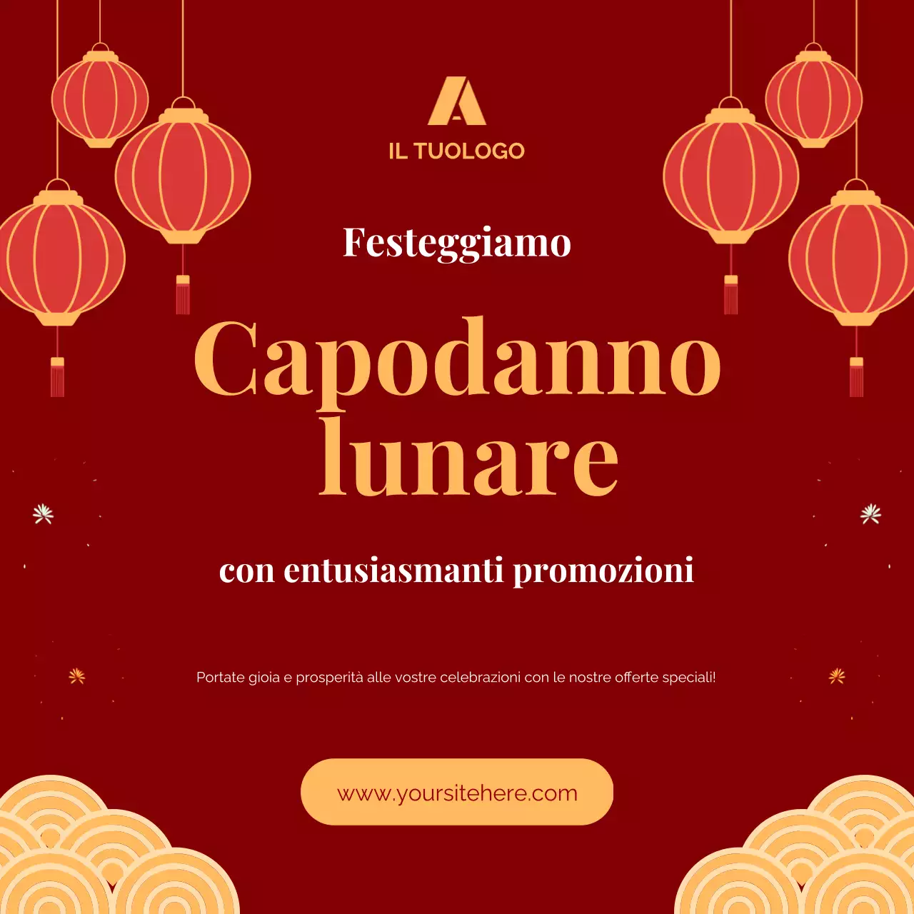 Post di piazza del Capodanno lunare