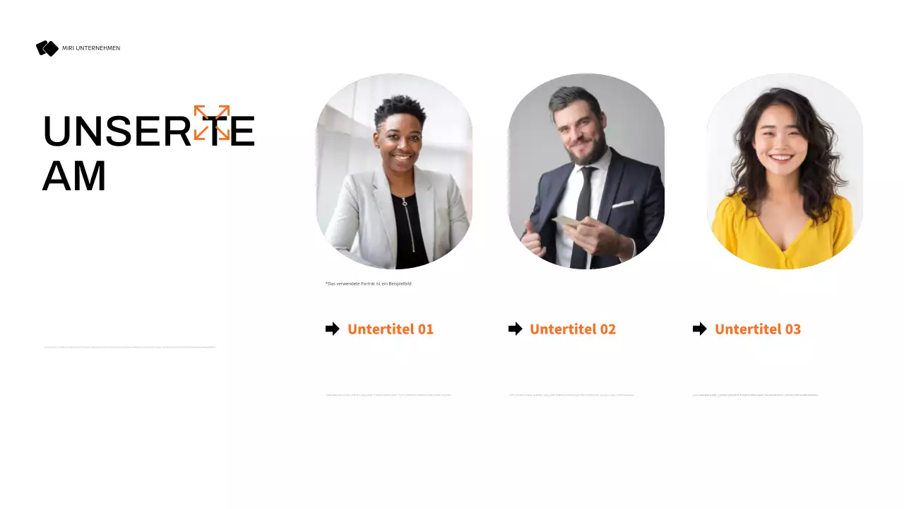 Schwarzer moderner Marketingplan