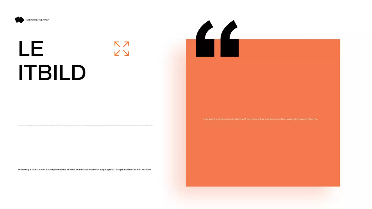 Schwarzer moderner Marketingplan