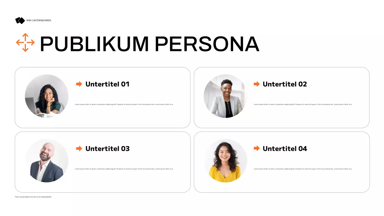 Schwarzer moderner Marketingplan