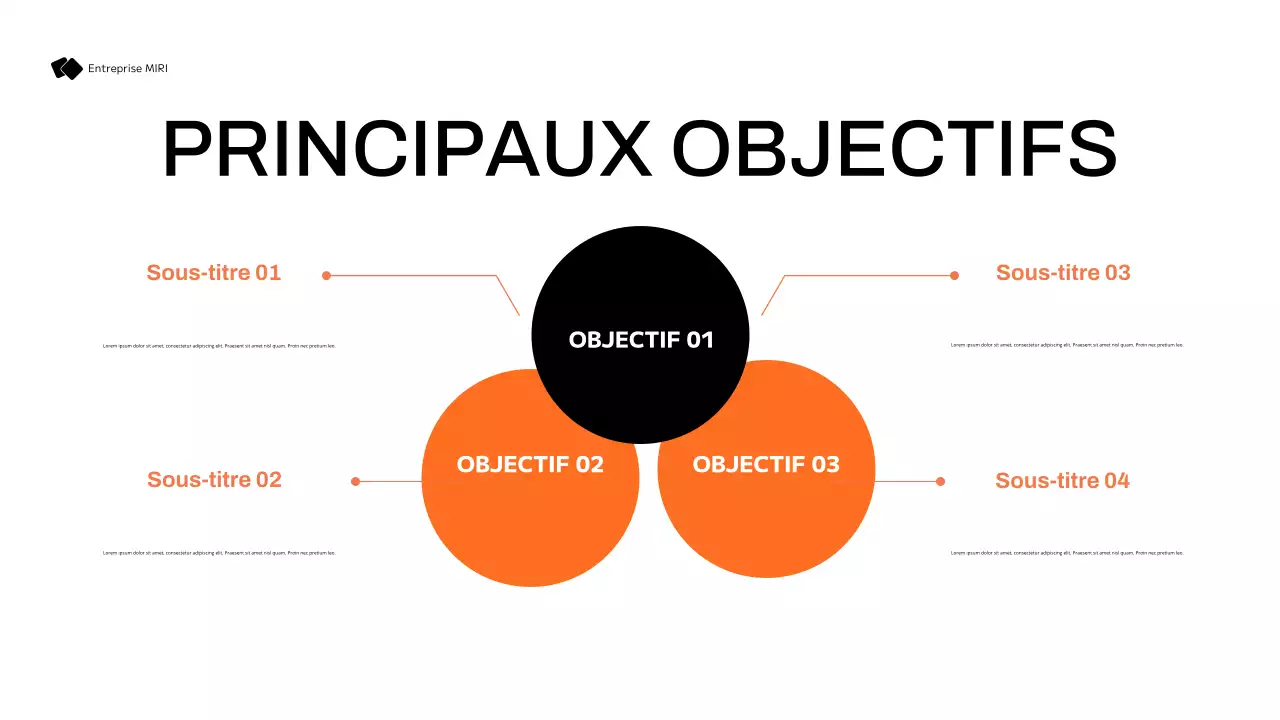 plan de marketing moderne noir