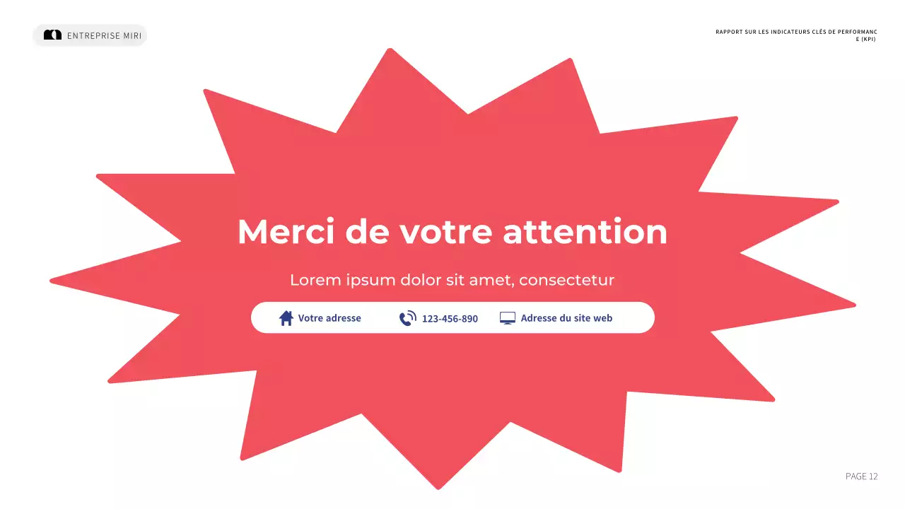 rapport de marketing blue modern