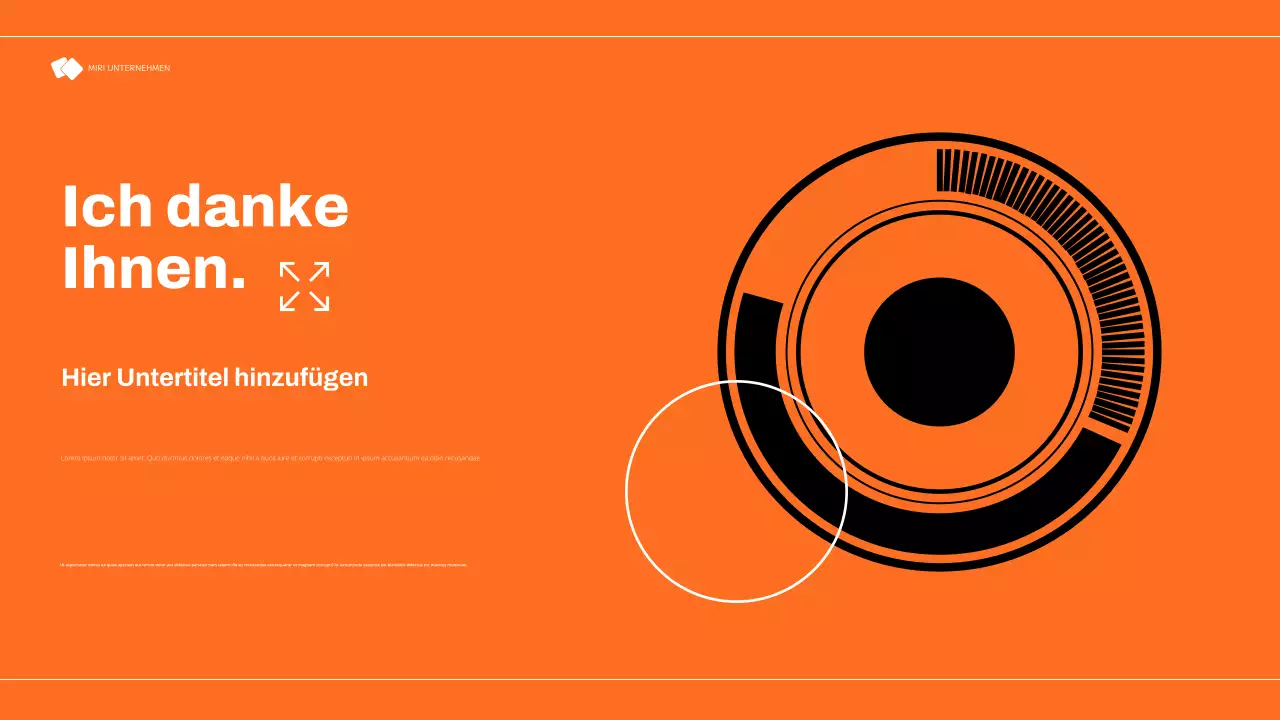 Schwarzer moderner Marketingplan