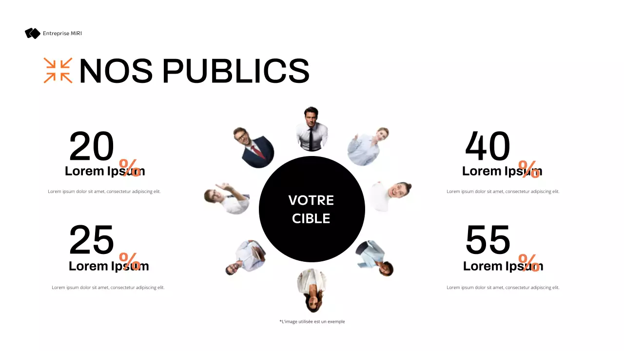 plan de marketing moderne noir