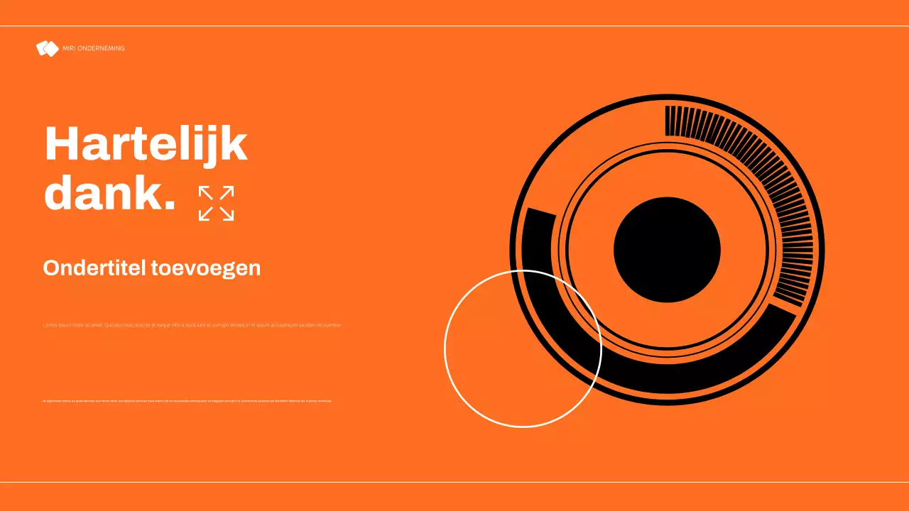 zwart modern marketingplan