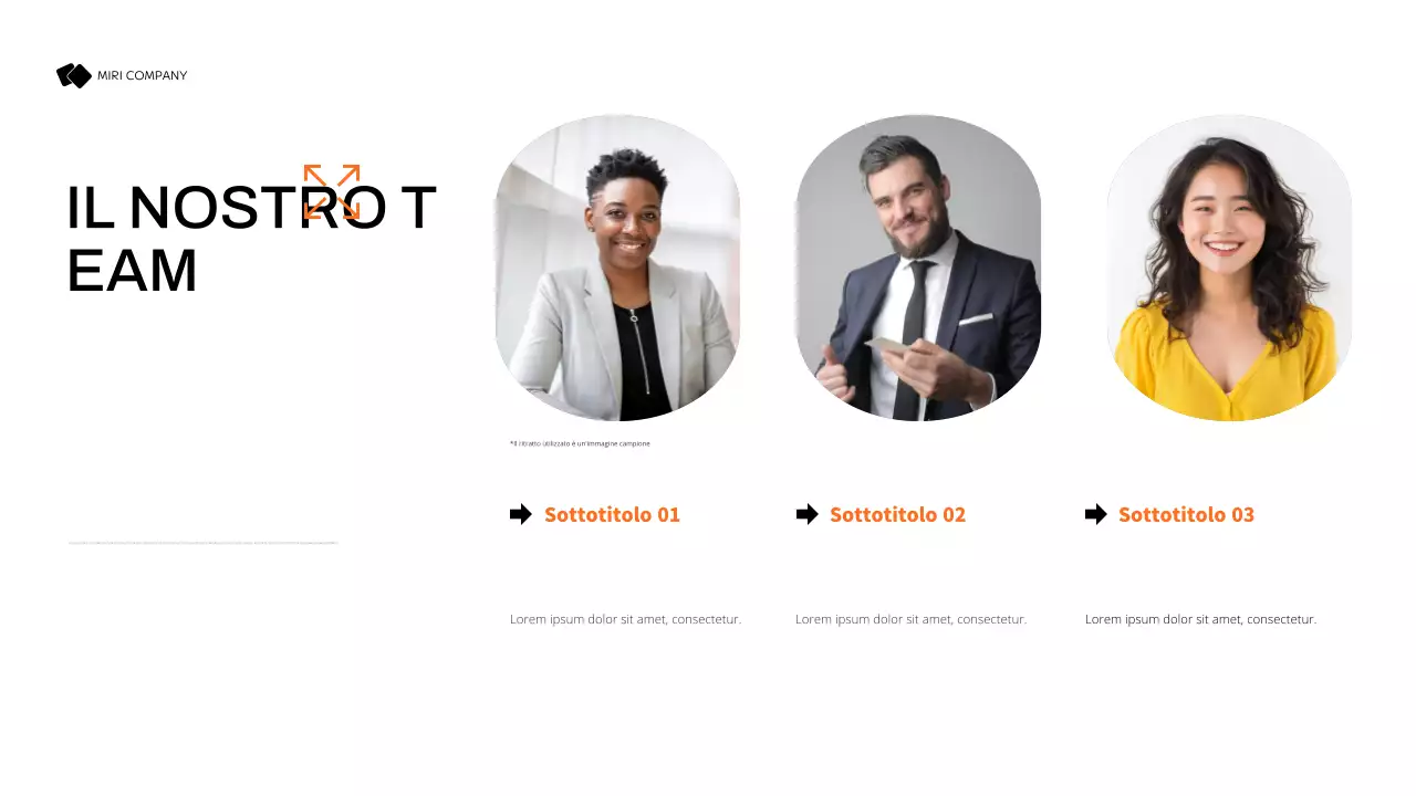 piano di marketing nero moderno