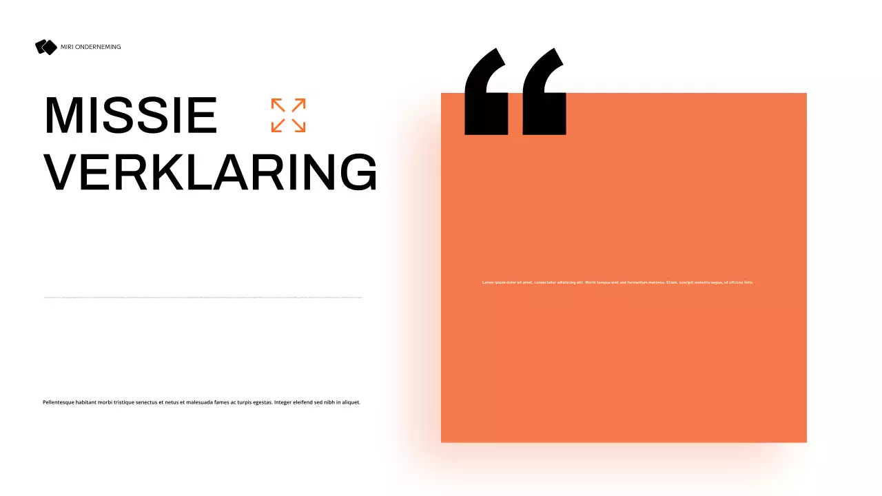 zwart modern marketingplan