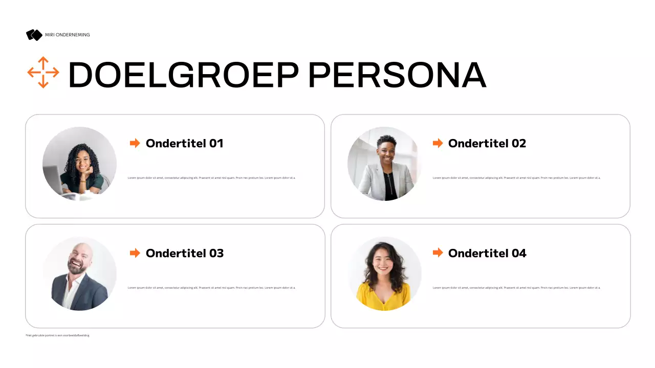 zwart modern marketingplan