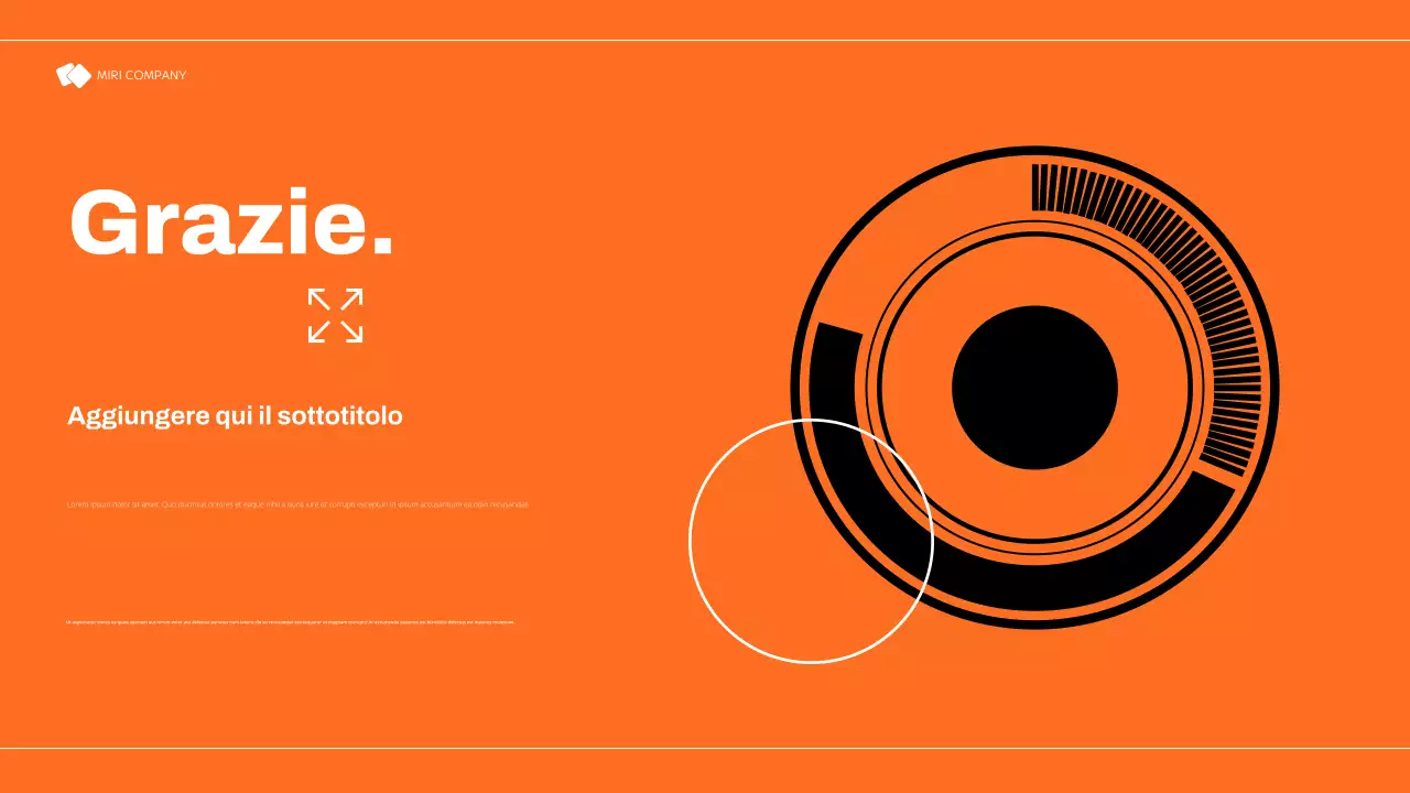 piano di marketing nero moderno