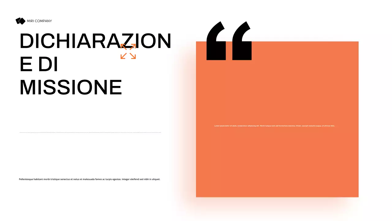 piano di marketing nero moderno