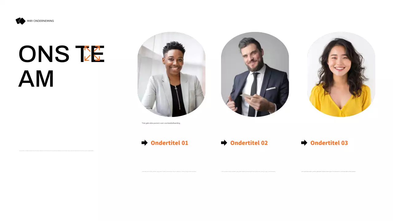 zwart modern marketingplan