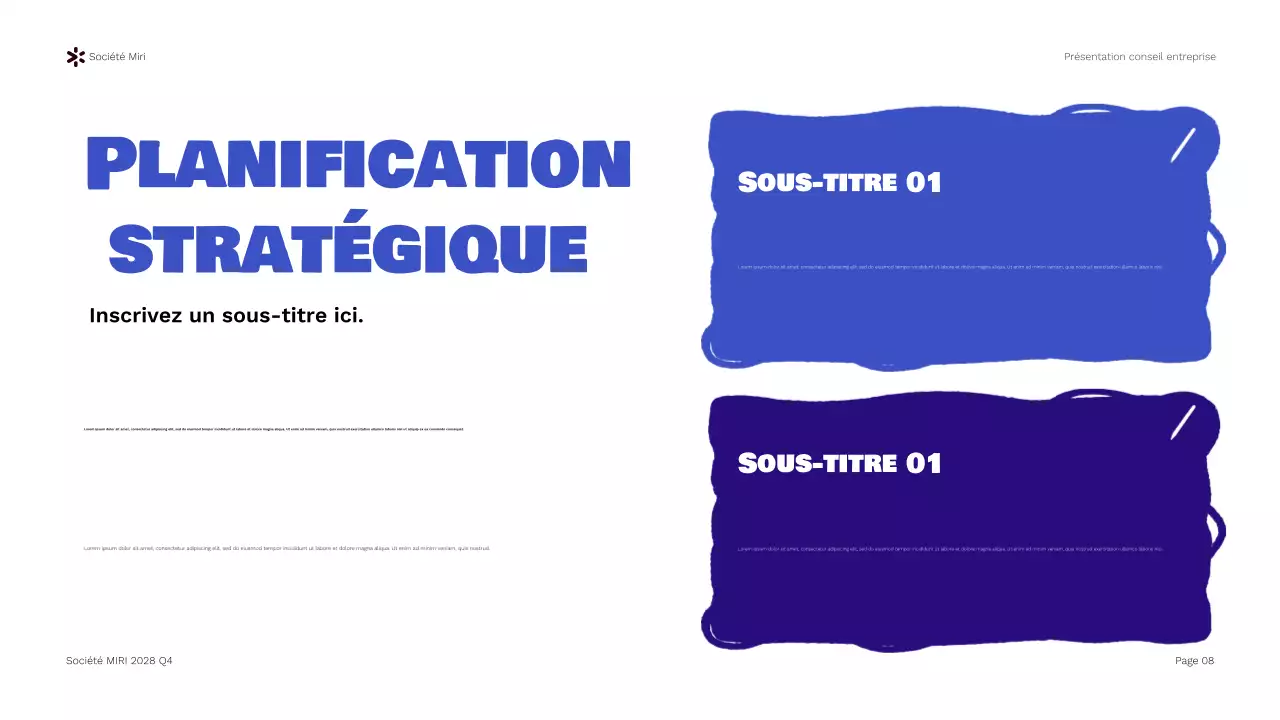 Présentation du rapport de Blue Modern Business Consulting