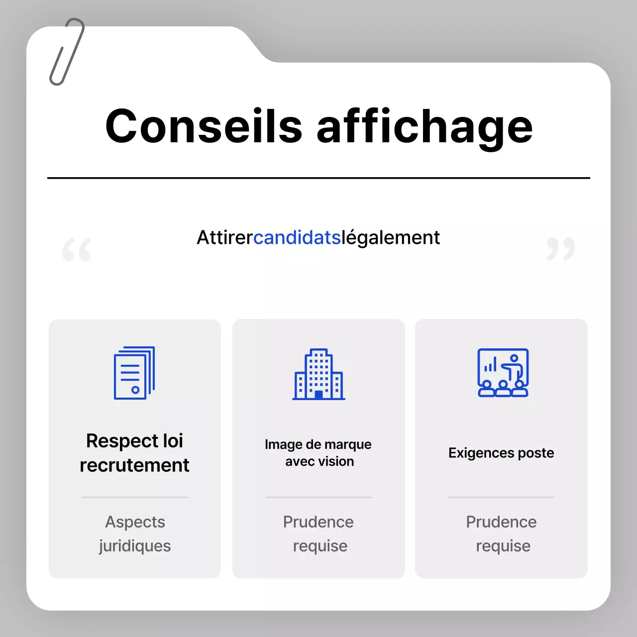 Grey clean recruitment communications