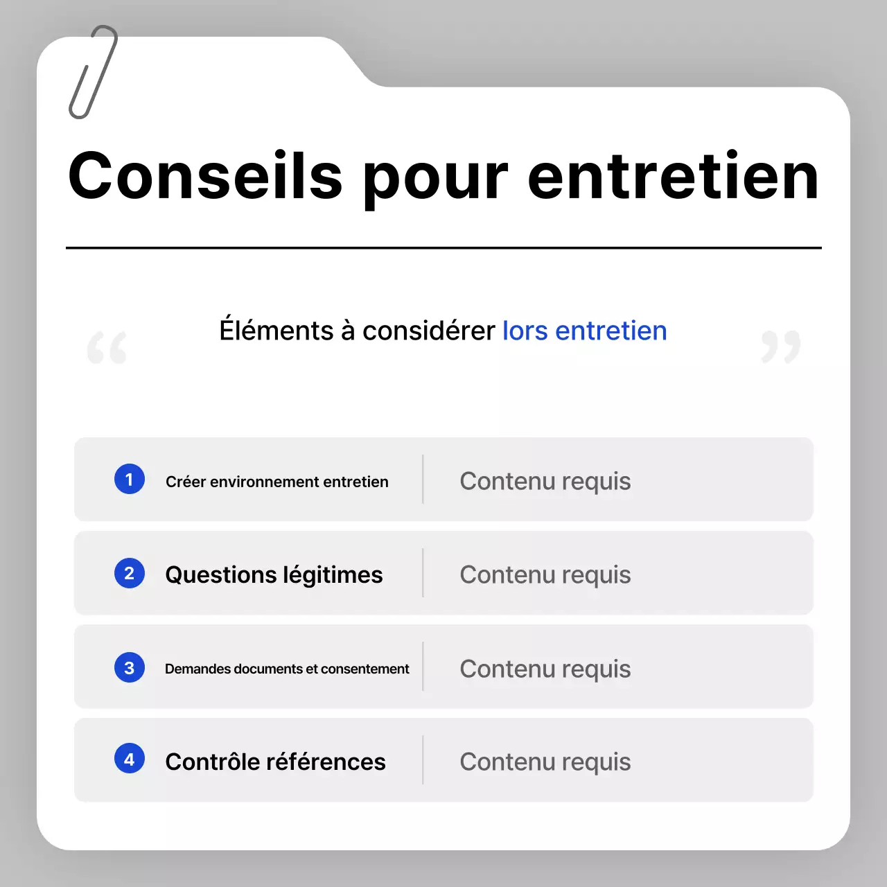 Grey clean recruitment communications