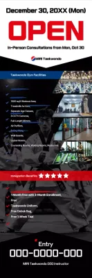 Faixa Preta Taekwondo Moderno Aberto