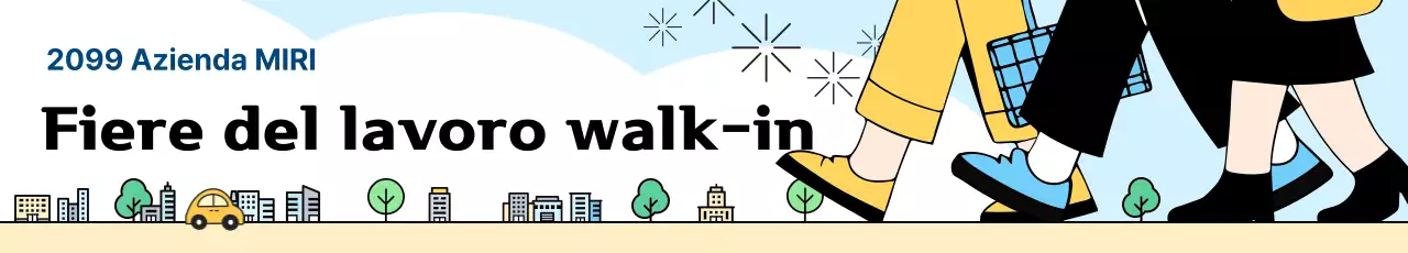 Azzurro Semplice Informazioni sulla fiera del lavoro