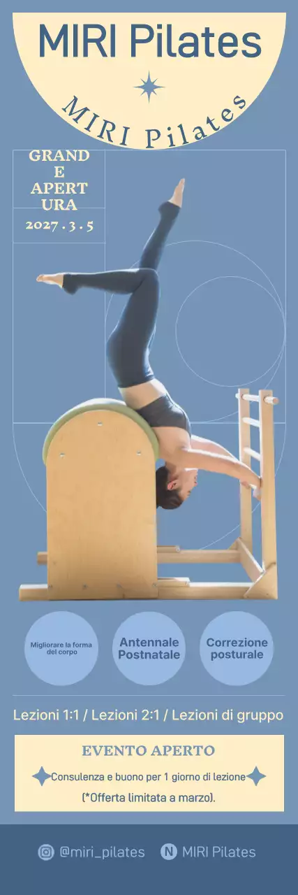 Promuovere Elegant Pilates