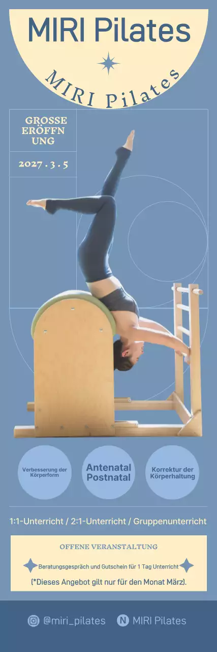 Förderung von Elegant Pilates