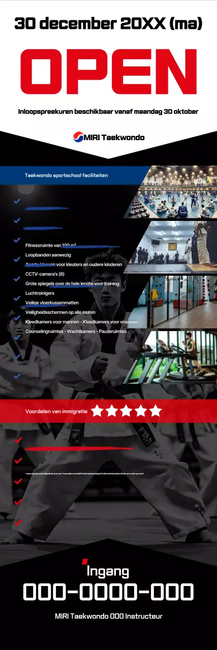 Zwarte Band Modern Taekwondo Open