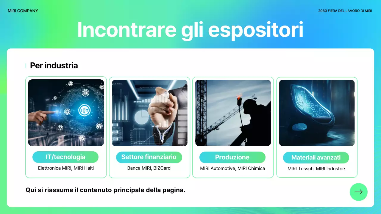 Eventi di carriera moderni e astratti