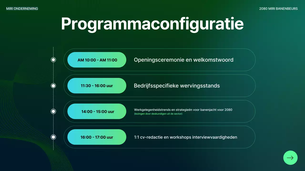 Abstract Moderne Carrière Gebeurtenissen