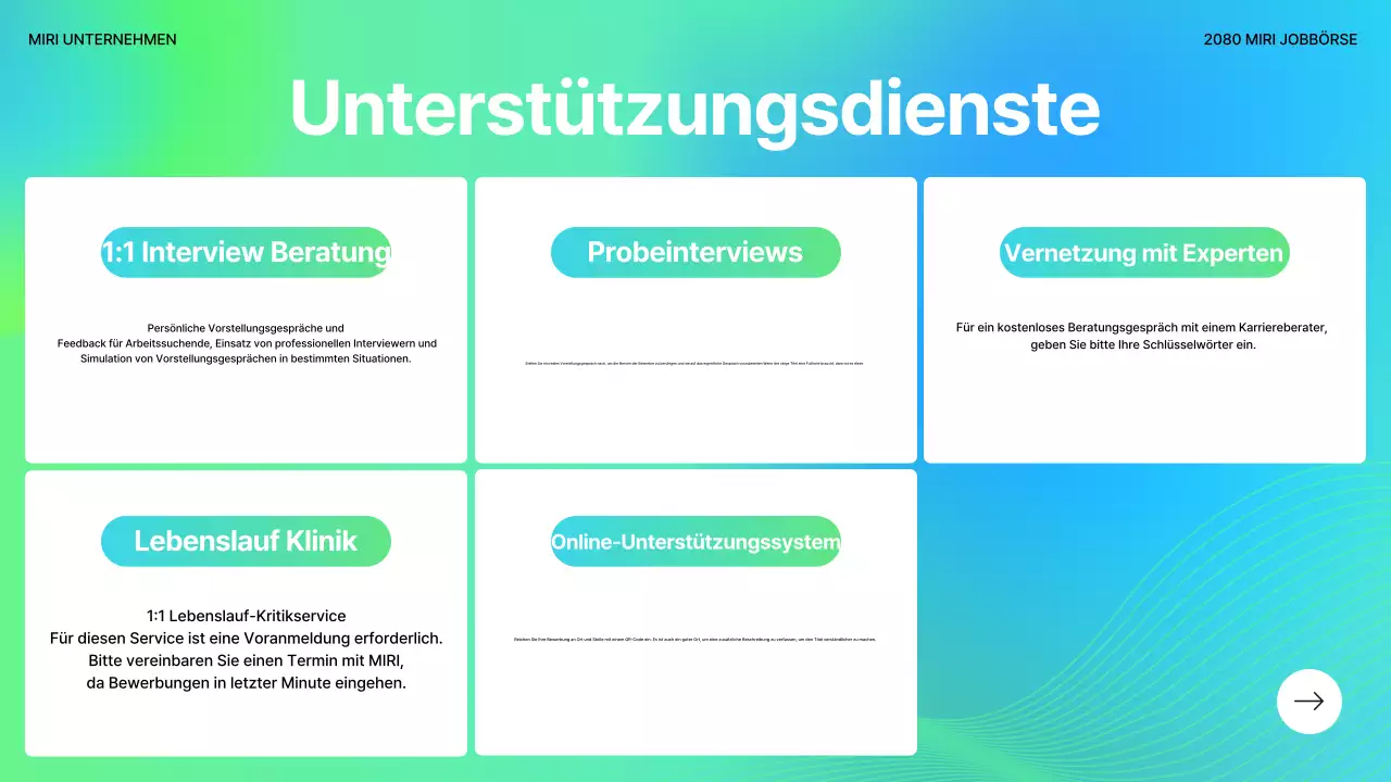 Abstract Modern Career Events