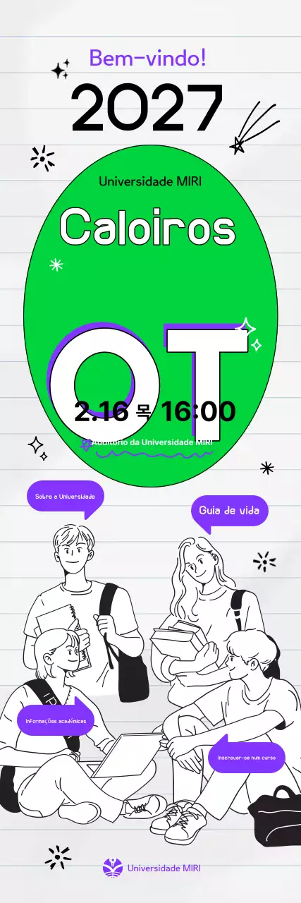 Promover a orientação anual simples para novos estudantes