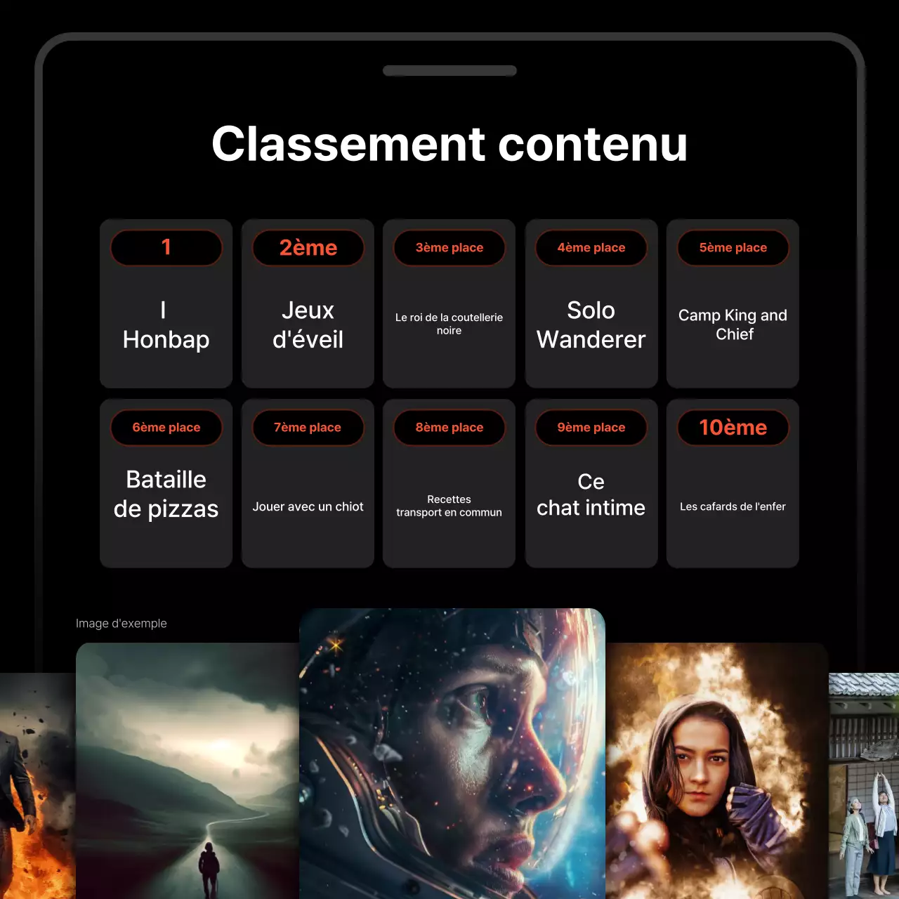 Promouvoir des recommandations de contenu modernes et noires