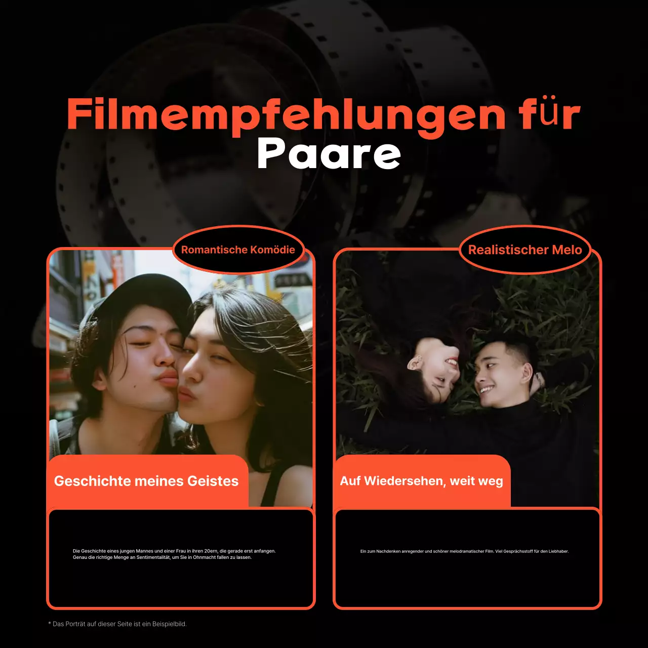 Förderung schwarzer moderner Inhaltsempfehlungen