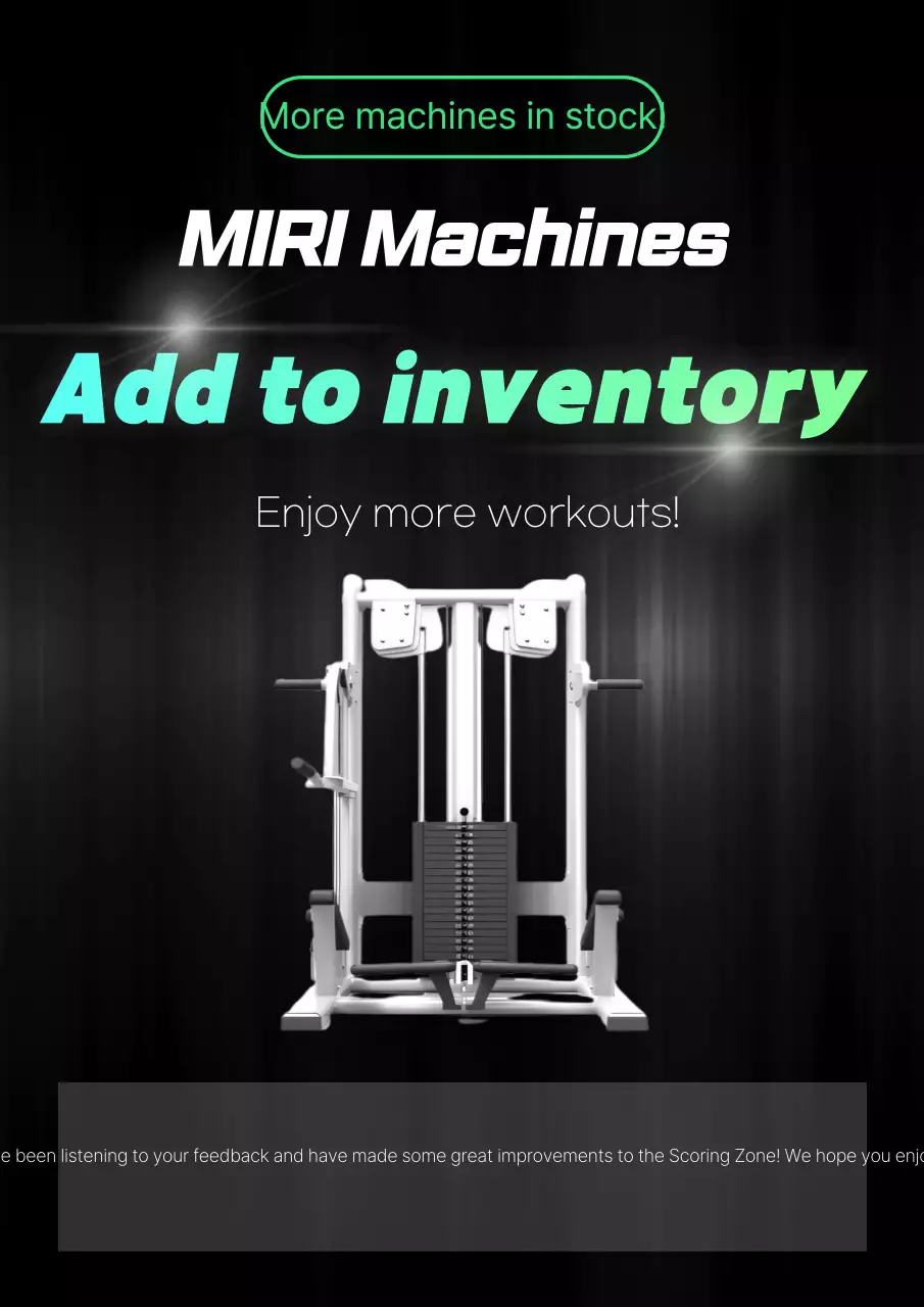 quảng cáo phòng tập thể dục hiện đại màu đen