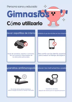 Pautas de seguridad en el gimnasio