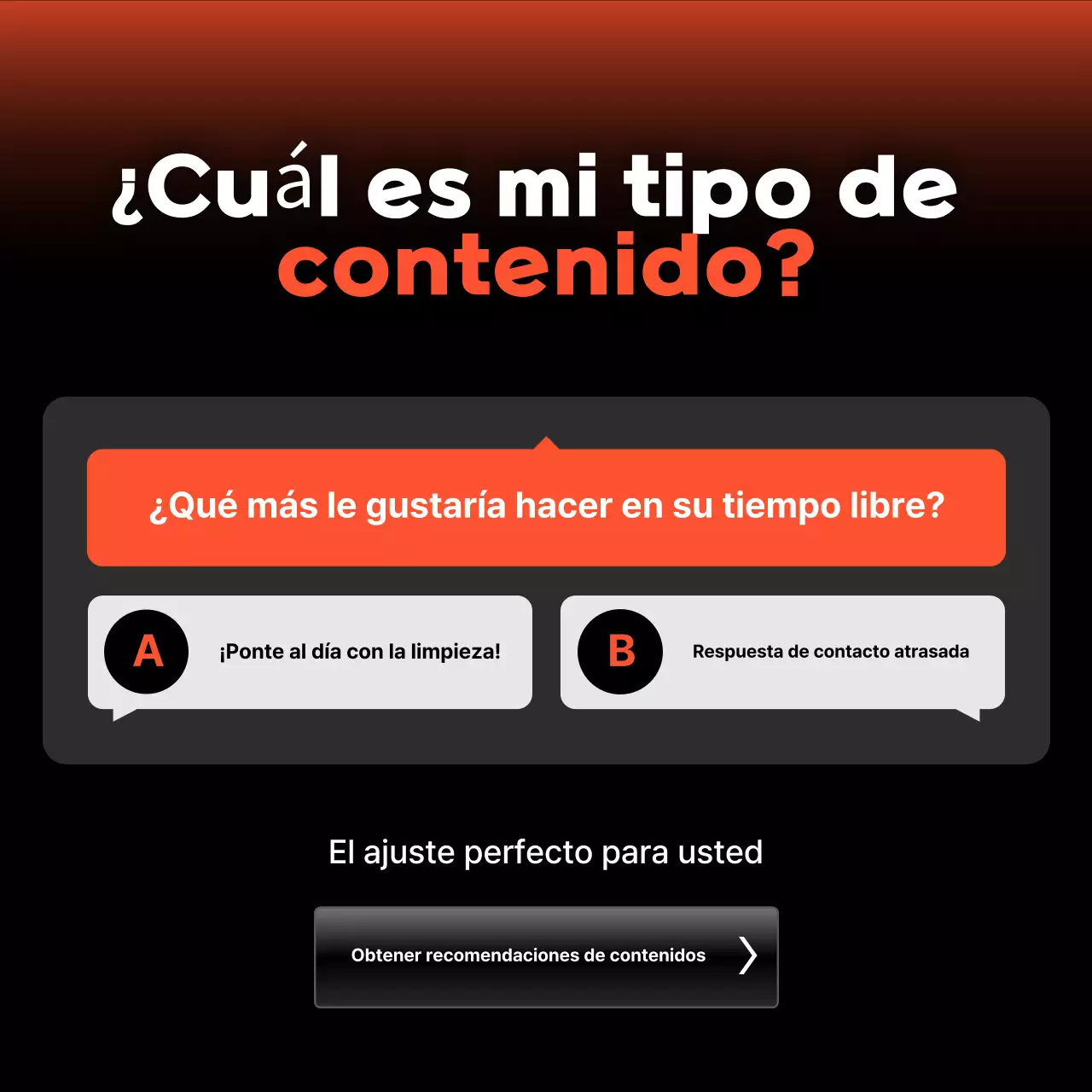 Promover recomendaciones de contenidos modernos negros